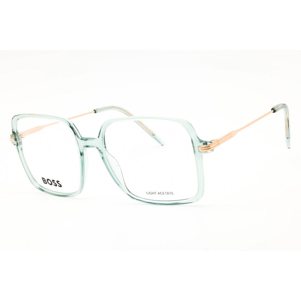 NWT Hugo Boss BOSS 1735 0WK2 00 Green Rectangle Eyeglasses 54mm
